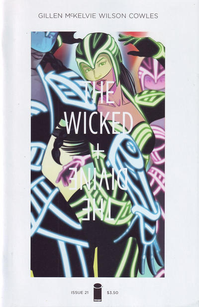 Cover for The Wicked + The Divine (Image, 2014 series) #21 [Cover A - Jamie McKelvie]