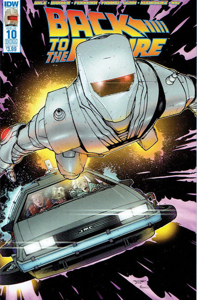 Cover for Back to the Future (IDW, 2015 series) #10 [Subscription Cover (Rom Cover)]