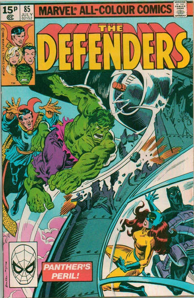 Cover for The Defenders (Marvel, 1972 series) #85 [British]