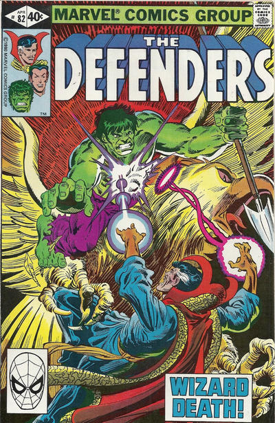 Cover for The Defenders (Marvel, 1972 series) #82 [Direct]