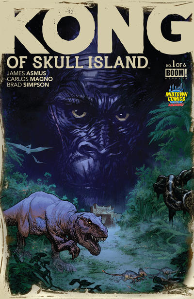 Cover for Kong of Skull Island (Boom! Studios, 2016 series) #1 [Midtown Comics exclusive]