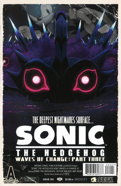 Cover for Sonic the Hedgehog (Archie, 1993 series) #262 [Movie Poster Variant]
