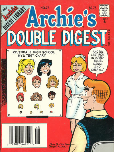 Cover for Archie's Double Digest Magazine (Archie, 1984 series) #78