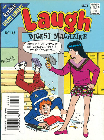 Cover for Laugh Comics Digest (Archie, 1974 series) #118 [Direct Edition]