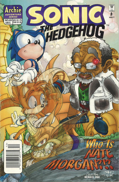 Cover for Sonic the Hedgehog (Archie, 1993 series) #65 [Newsstand]