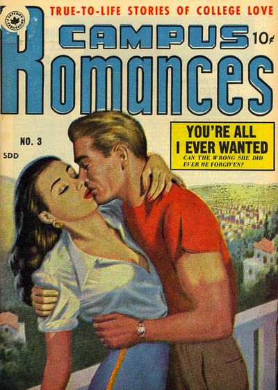 Cover for Campus Romances (Superior, 1950 series) #3