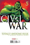 Cover for Totally Awesome Hulk (Marvel, 2016 series) #5 [Khoi Pham 'Civil War']