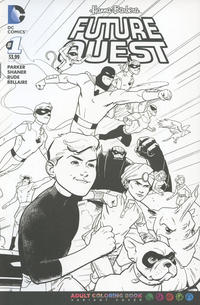 Cover Thumbnail for Future Quest (DC, 2016 series) #1 [Evan Shaner Adult Coloring Book Cover]