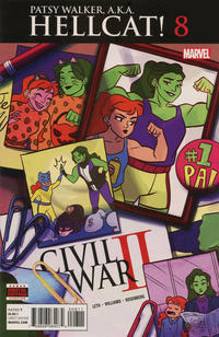 Cover Thumbnail for Patsy Walker, A.K.A. Hellcat! (Marvel, 2016 series) #8