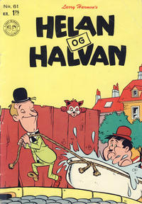 Cover Thumbnail for Helan og Halvan (Illustrerte Klassikere / Williams Forlag, 1963 series) #61