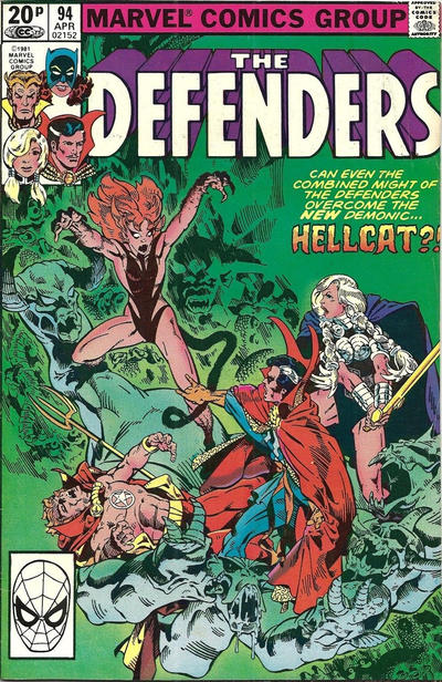 Cover for The Defenders (Marvel, 1972 series) #94 [British]