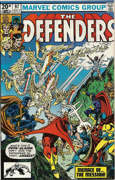 Cover for The Defenders (Marvel, 1972 series) #97 [British]