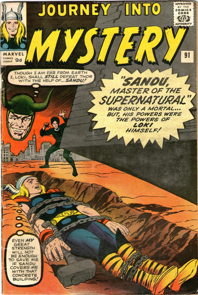 Cover for Journey into Mystery (Marvel, 1952 series) #91 [British]
