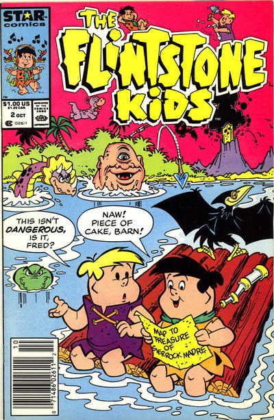 Cover for Flintstone Kids (Marvel, 1987 series) #2 [Newsstand]