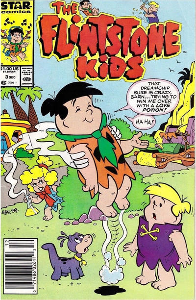 Cover for Flintstone Kids (Marvel, 1987 series) #3 [Newsstand]