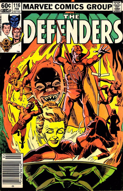 Cover for The Defenders (Marvel, 1972 series) #116 [Newsstand]