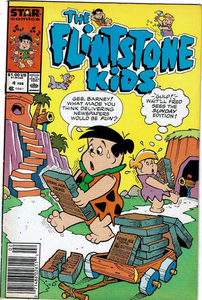 Cover for Flintstone Kids (Marvel, 1987 series) #4 [Newsstand]