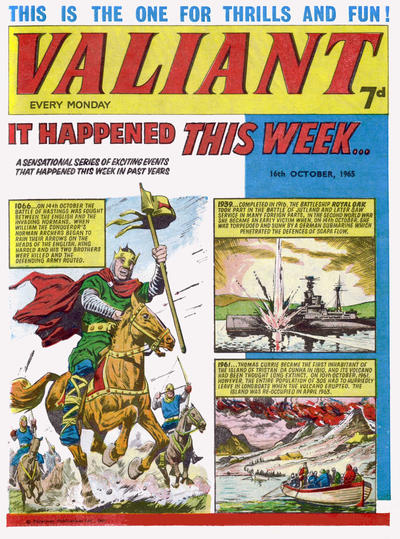Cover for Valiant (IPC, 1964 series) #16 October 1965