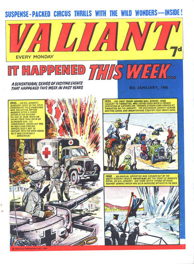Cover for Valiant (IPC, 1964 series) #8 January 1966