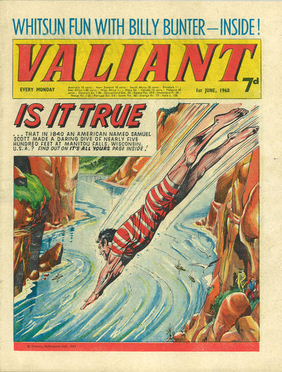 Cover for Valiant (IPC, 1964 series) #1 June 1968