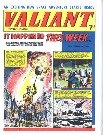 Cover for Valiant (IPC, 1964 series) #15 January 1966