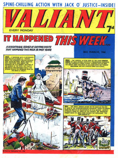 Cover for Valiant (IPC, 1964 series) #26 March 1966