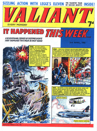 Cover for Valiant (IPC, 1964 series) #2 April 1966