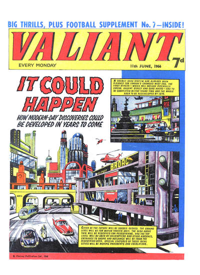 Cover for Valiant (IPC, 1964 series) #11 June 1966