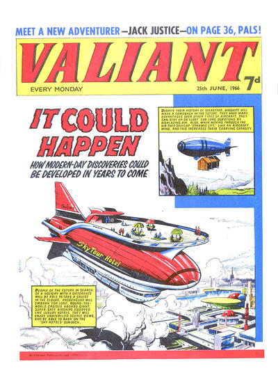 Cover for Valiant (IPC, 1964 series) #25 June 1966