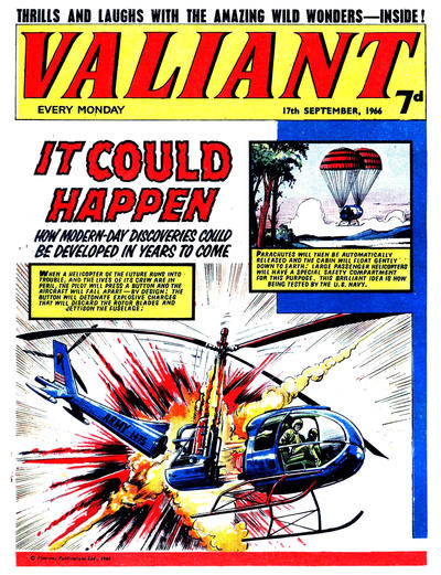 Cover for Valiant (IPC, 1964 series) #17 September 1966