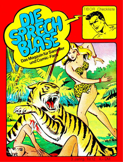 Cover for Die Sprechblase (Norbert Hethke Verlag, 1978 series) #12