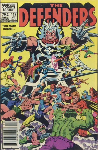 Cover for The Defenders (Marvel, 1972 series) #113 [Canadian]