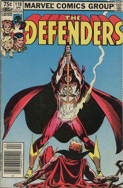 Cover for The Defenders (Marvel, 1972 series) #118 [Canadian]