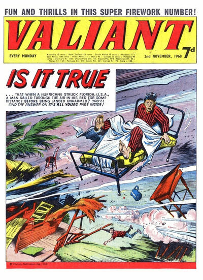 Cover for Valiant (IPC, 1964 series) #2 November 1968
