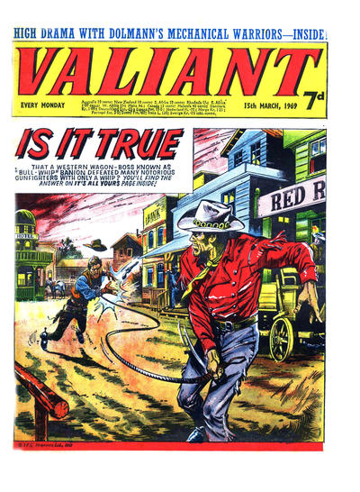 Cover for Valiant (IPC, 1964 series) #15 March 1969