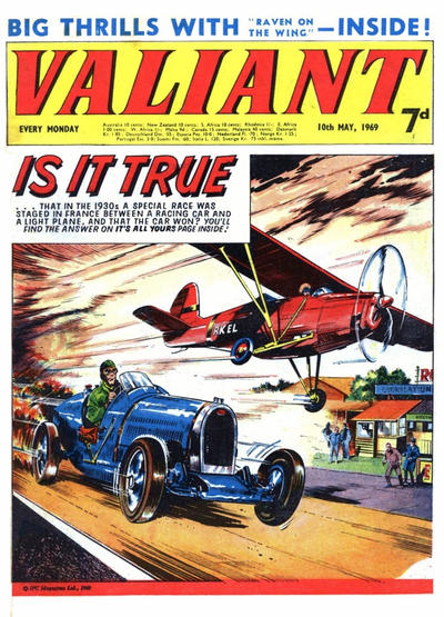 Cover for Valiant (IPC, 1964 series) #10 May 1969