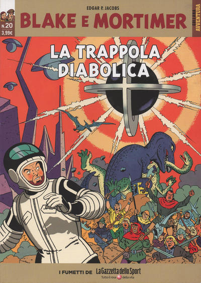 Cover for Collana Avventura (La Gazzetta dello Sport, 2015 series) #20 - Blake e Mortimer 20 - La trappola diabolica