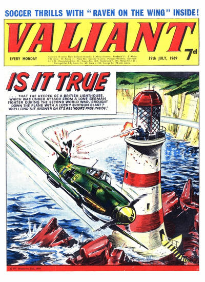 Cover for Valiant (IPC, 1964 series) #19 July 1969