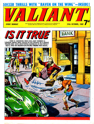 Cover for Valiant (IPC, 1964 series) #25 October 1969