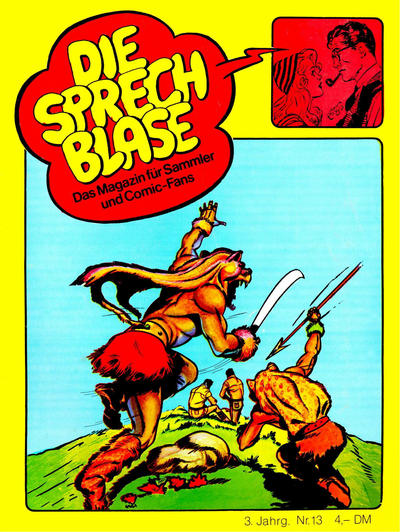 Cover for Die Sprechblase (Norbert Hethke Verlag, 1978 series) #13