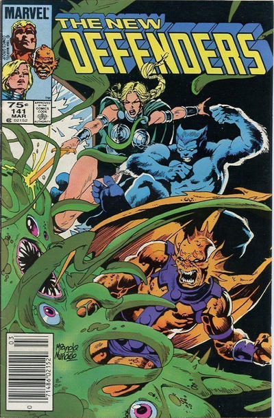 Cover for The Defenders (Marvel, 1972 series) #141 [Canadian]