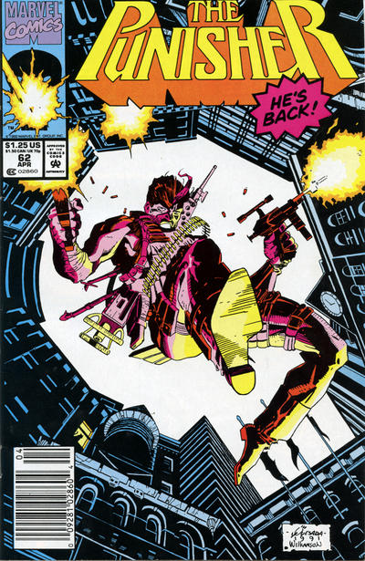 Cover for The Punisher (Marvel, 1987 series) #62 [Newsstand]
