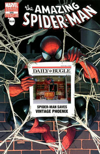 Cover for The Amazing Spider-Man (Marvel, 1999 series) #666 [Variant Edition - Vintage Phoenix Bugle Exclusive]