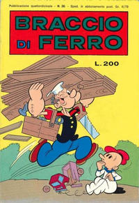 Cover Thumbnail for Braccio di Ferro (Editoriale Metro, 1975 series) #36