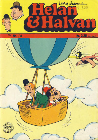 Cover for Helan og Halvan (Illustrerte Klassikere / Williams Forlag, 1963 series) #108