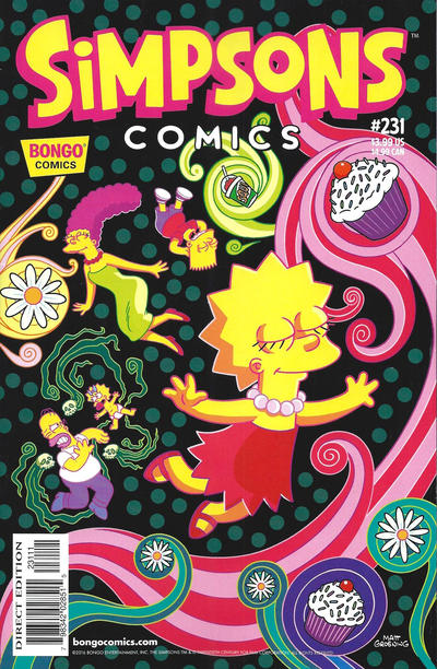 Cover for Simpsons Comics (Bongo, 1993 series) #231