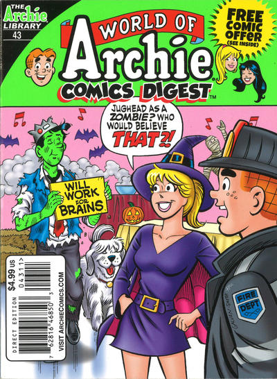 Cover for World of Archie Double Digest (Archie, 2010 series) #43