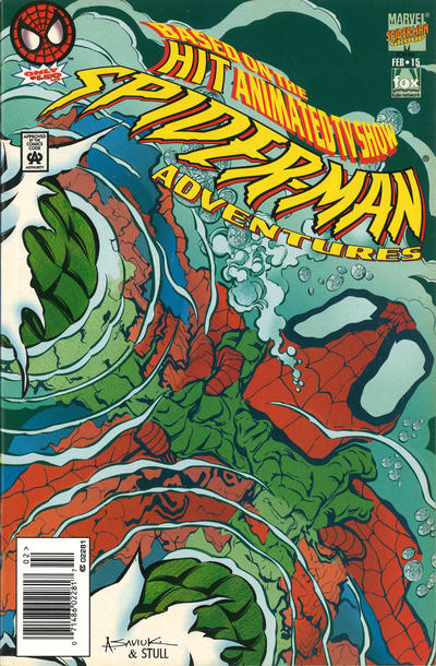Cover for Spider-Man Adventures (Marvel, 1994 series) #15 [Newsstand]