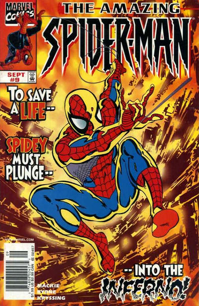 Cover for The Amazing Spider-Man (Marvel, 1999 series) #9 [Newsstand]