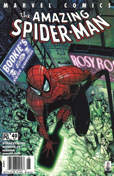 Cover for The Amazing Spider-Man (Marvel, 1999 series) #40 (481) [Newsstand]